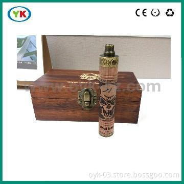 Unique wood ecig mod ecigarette